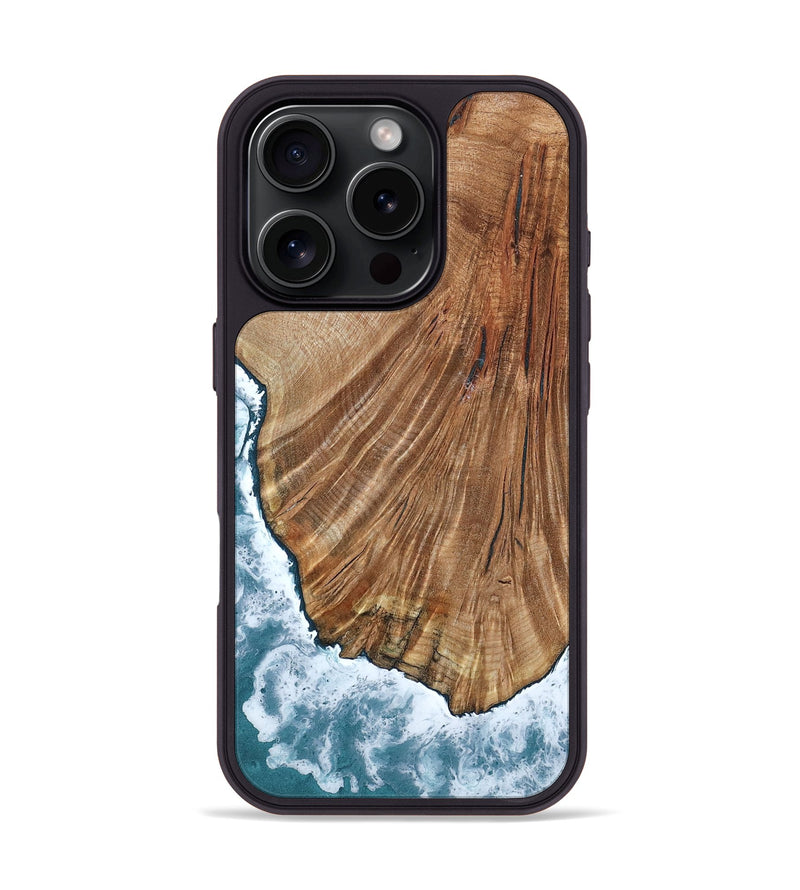 iPhone 16 Pro Wood Phone Case - Jolette (Coastal, 801294)