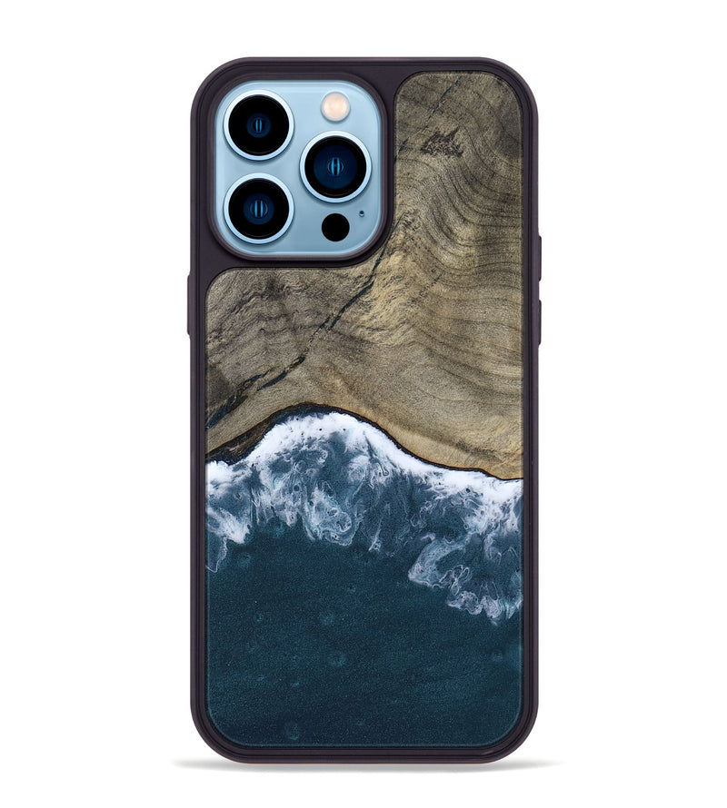 iPhone 14 Pro Max Wood Phone Case - Melina (Coastal, 801304)
