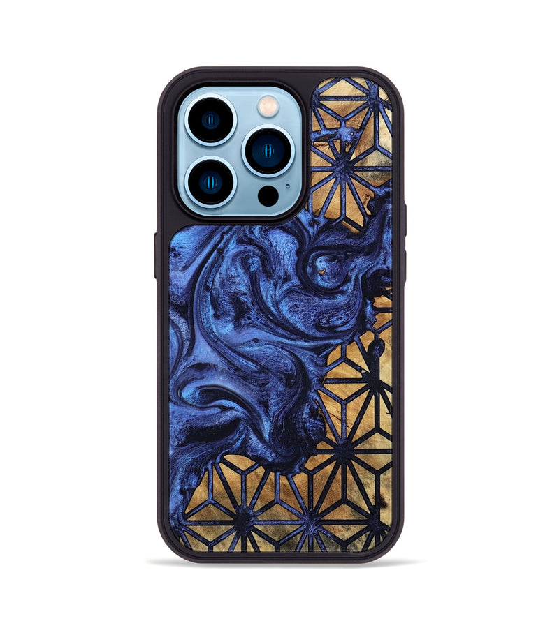 iPhone 14 Pro Wood Phone Case - Kirstin (Pattern, 801306)