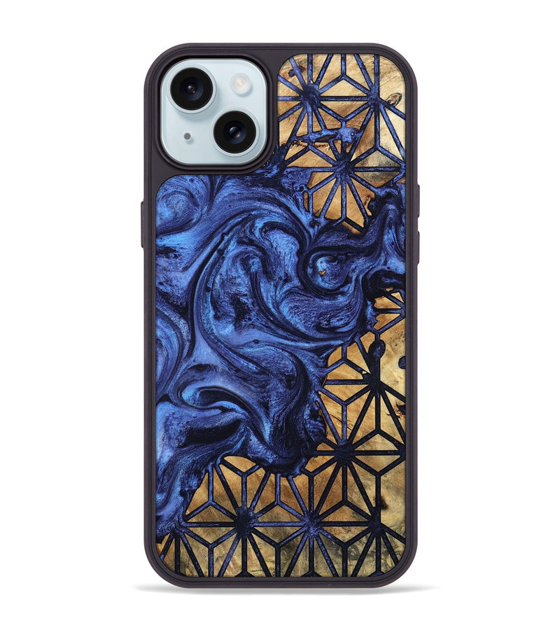 iPhone 15 Plus Wood Phone Case - Kirstin (Pattern, 801306)