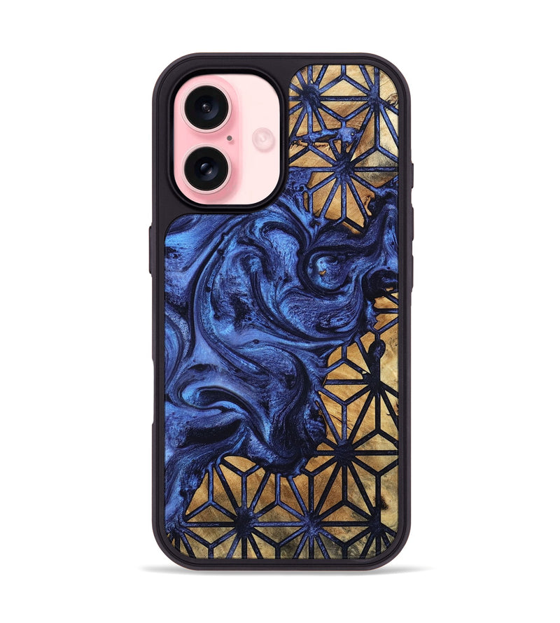 iPhone 16 Wood Phone Case - Kirstin (Pattern, 801306)