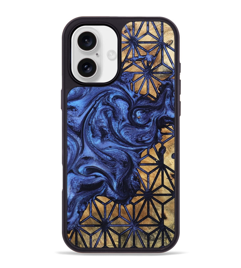 iPhone 16 Plus Wood Phone Case - Kirstin (Pattern, 801306)