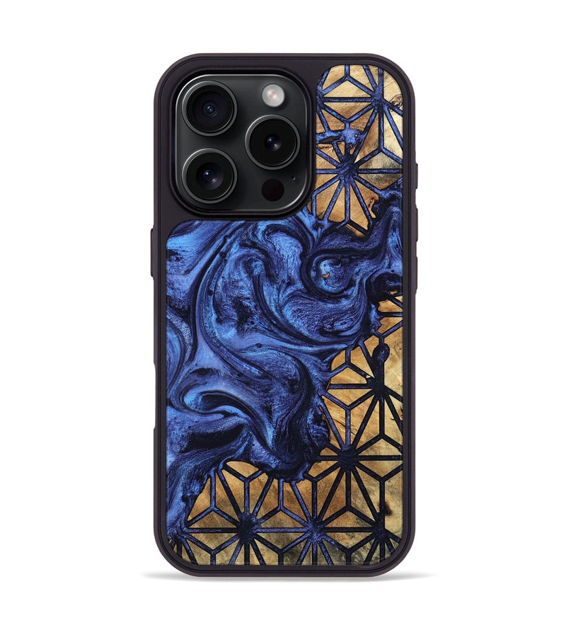 iPhone 16 Pro Wood Phone Case - Kirstin (Pattern, 801306)