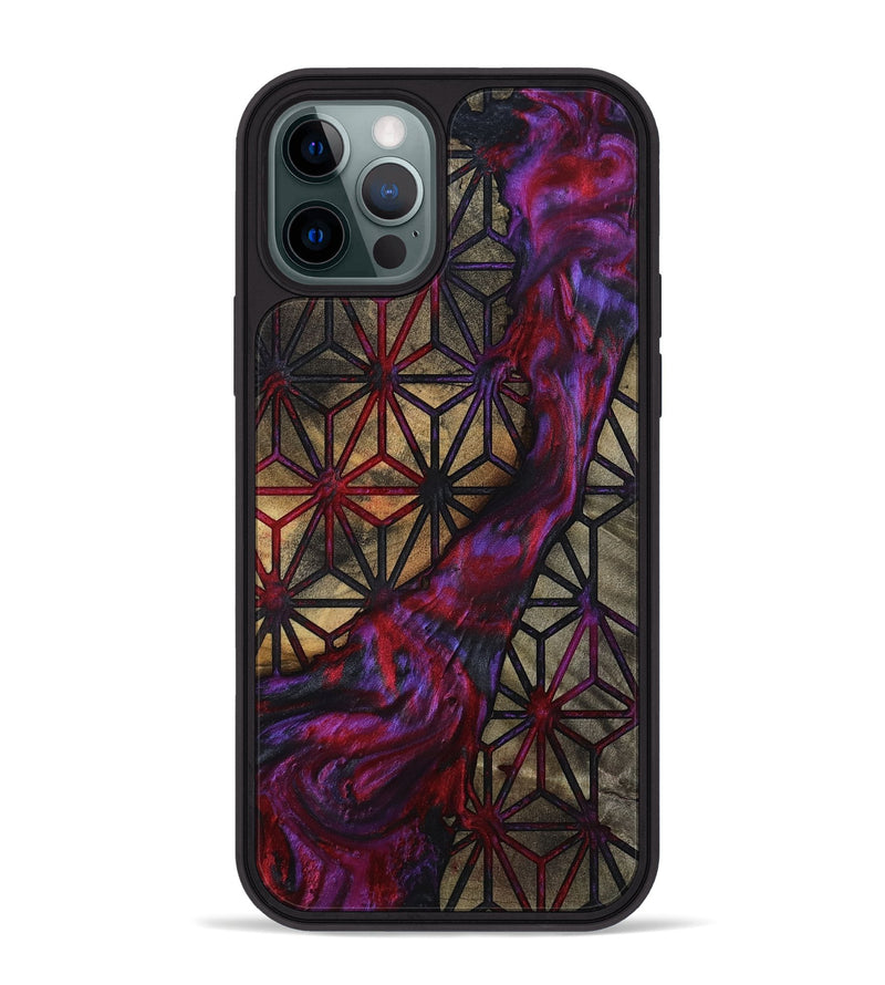 iPhone 12 Pro Max Wood Phone Case - Noa (Pattern, 801308)