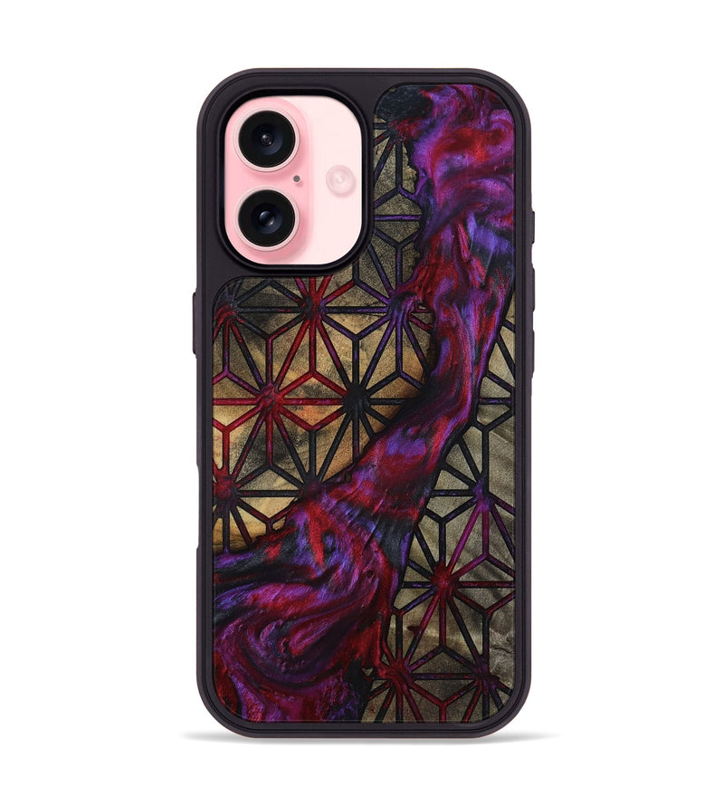 iPhone 16 Wood Phone Case - Noa (Pattern, 801308)