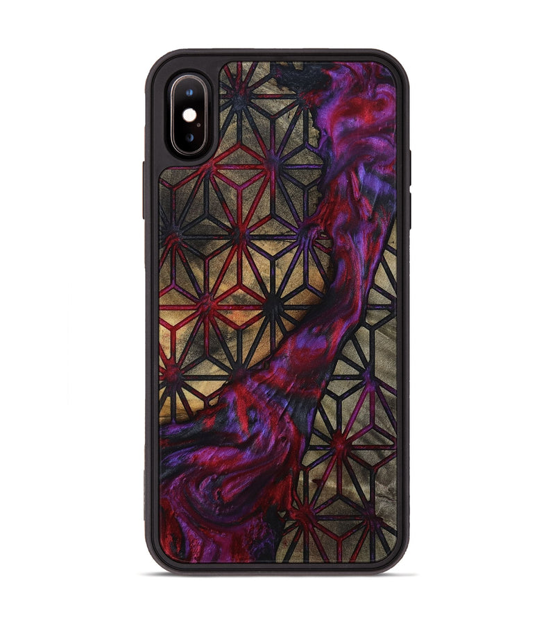 iPhone Xs Max Wood Phone Case - Noa (Pattern, 801308)