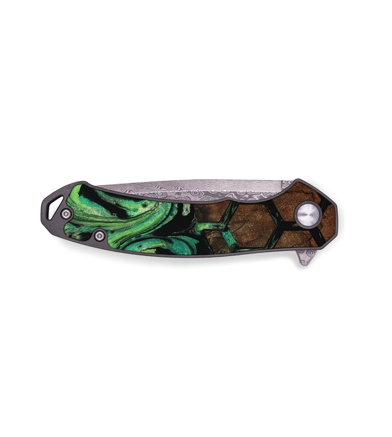 EDC Wood Pocket Knife - Lorie (Pattern, 801310)