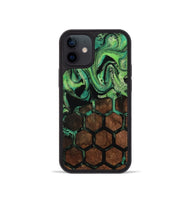 iPhone 12 mini Wood Phone Case - Lorie (Pattern, 801310)