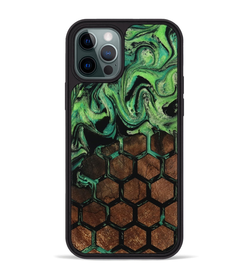 iPhone 12 Pro Max Wood Phone Case - Lorie (Pattern, 801310)