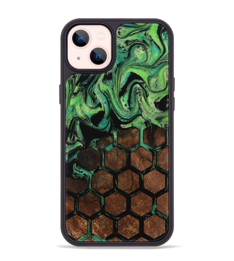 iPhone 14 Plus Wood Phone Case - Lorie (Pattern, 801310)