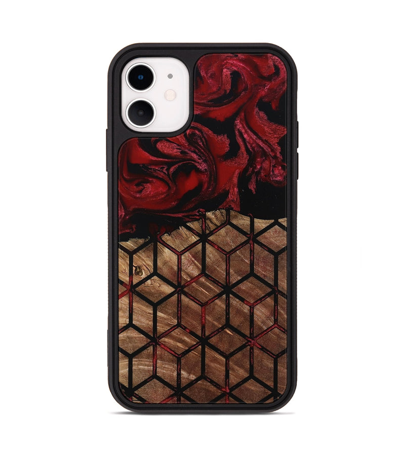 iPhone 11 Wood Phone Case - Araceli (Pattern, 801311)