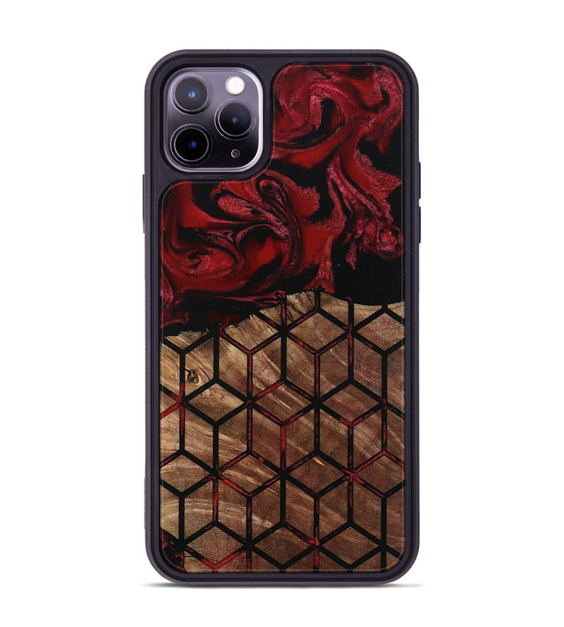 iPhone 11 Pro Max Wood Phone Case - Araceli (Pattern, 801311)