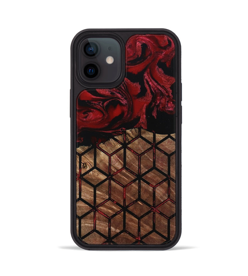 iPhone 12 Wood Phone Case - Araceli (Pattern, 801311)