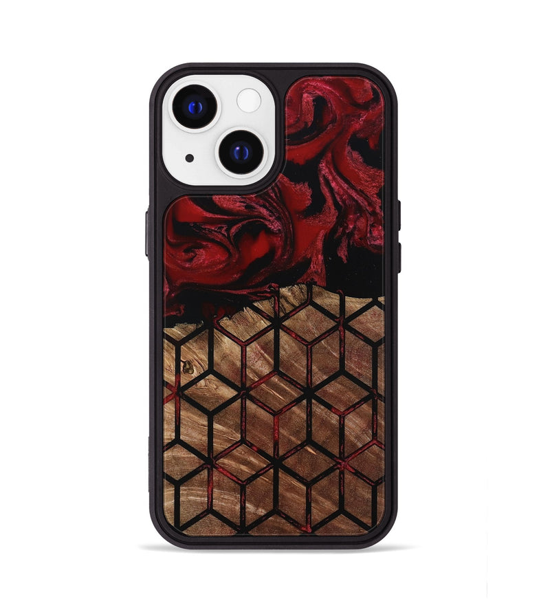 iPhone 13 Wood Phone Case - Araceli (Pattern, 801311)