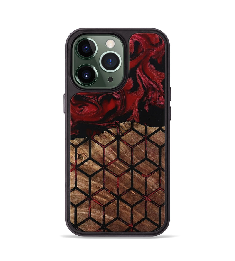 iPhone 13 Pro Wood Phone Case - Araceli (Pattern, 801311)