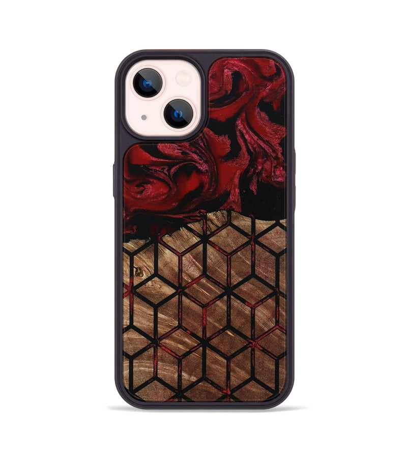 iPhone 14 Wood Phone Case - Araceli (Pattern, 801311)