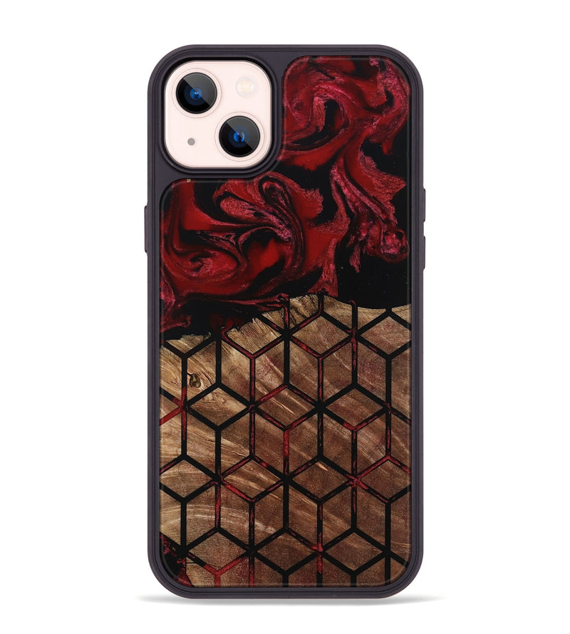 iPhone 14 Plus Wood Phone Case - Araceli (Pattern, 801311)