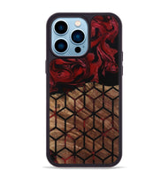 iPhone 14 Pro Max Wood Phone Case - Araceli (Pattern, 801311)