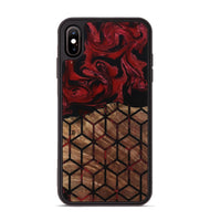 iPhone Xs Max Wood Phone Case - Araceli (Pattern, 801311)