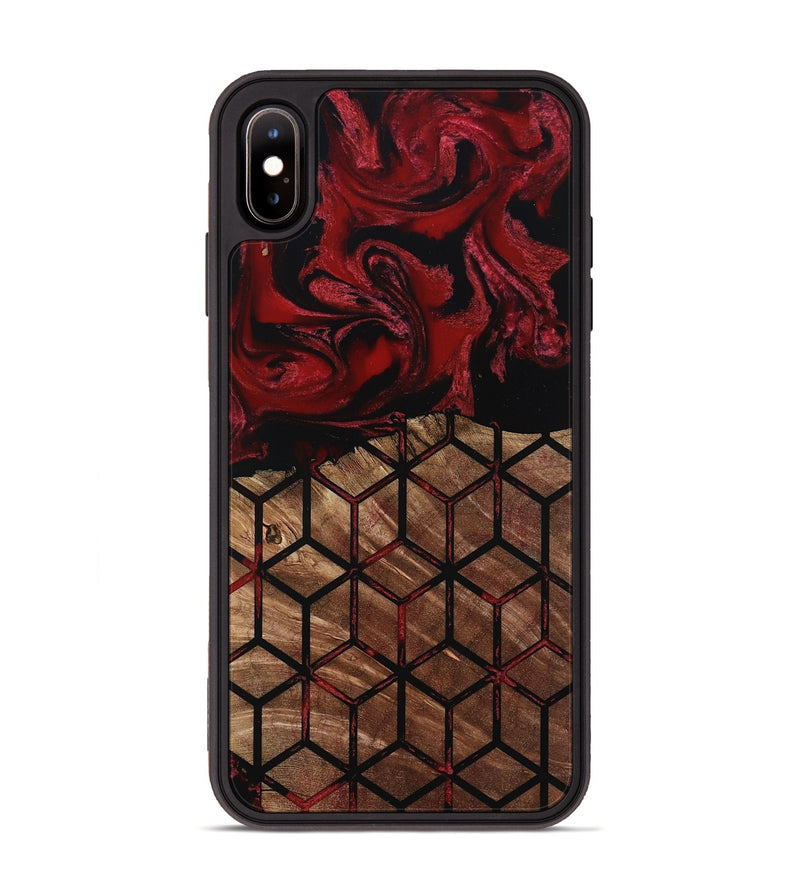 iPhone Xs Max Wood Phone Case - Araceli (Pattern, 801311)