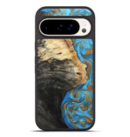 Pixel 9 Pro XL Wood Phone Case - Alvie (Teal & Gold, 801318)