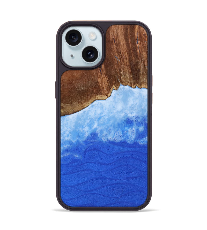 iPhone 15 Wood Phone Case - Kittie (Coastal, 801324)