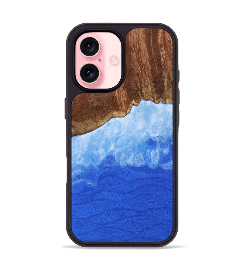 iPhone 16 Wood Phone Case - Kittie (Coastal, 801324)