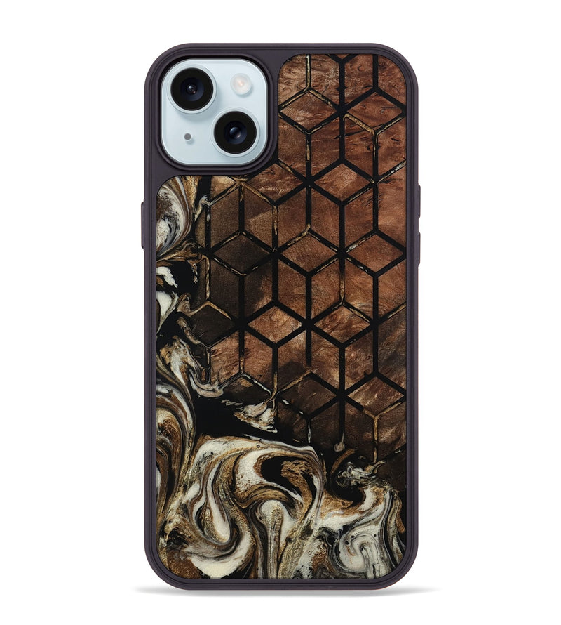 iPhone 15 Plus Wood Phone Case - Russel (Pattern, 801325)