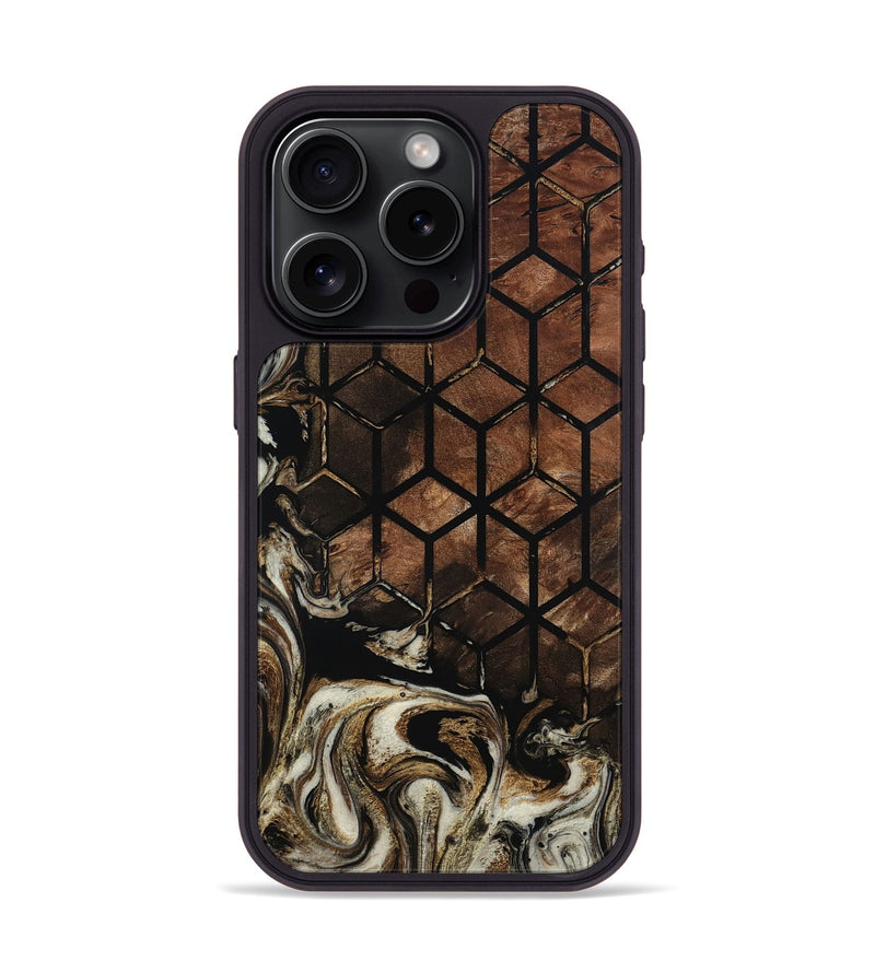 iPhone 15 Pro Wood Phone Case - Russel (Pattern, 801325)