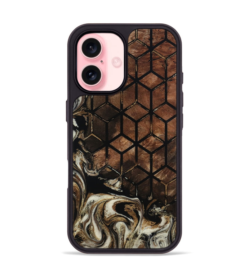 iPhone 16 Wood Phone Case - Russel (Pattern, 801325)