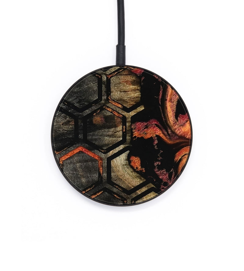 Circle Wood Wireless Charger - Aaden (Pattern, 801326)