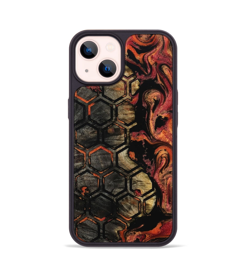 iPhone 14 Wood Phone Case - Aaden (Pattern, 801326)