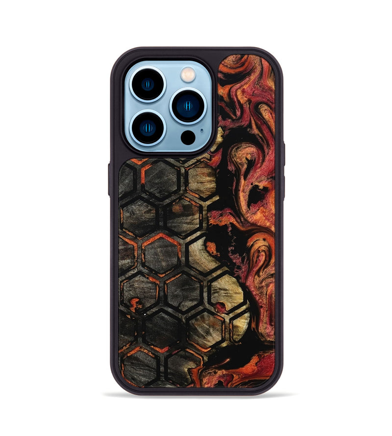 iPhone 14 Pro Wood Phone Case - Aaden (Pattern, 801326)