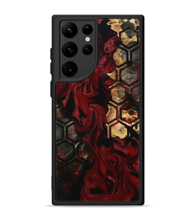 Galaxy S22 Ultra Wood Phone Case - Brenden (Pattern, 801329)