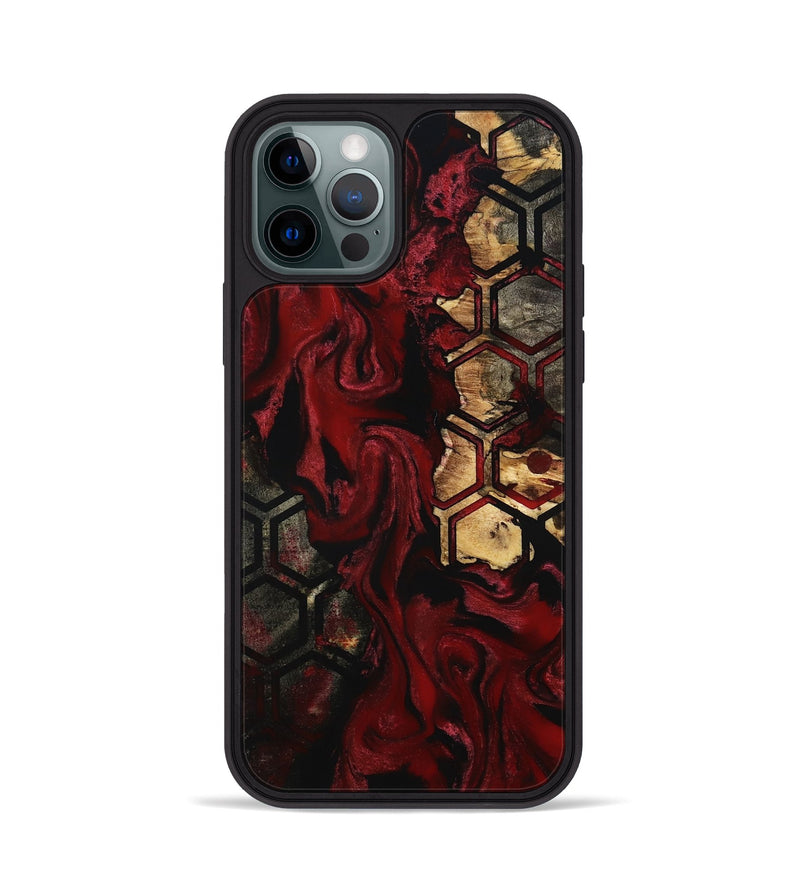 iPhone 12 Pro Wood Phone Case - Brenden (Pattern, 801329)