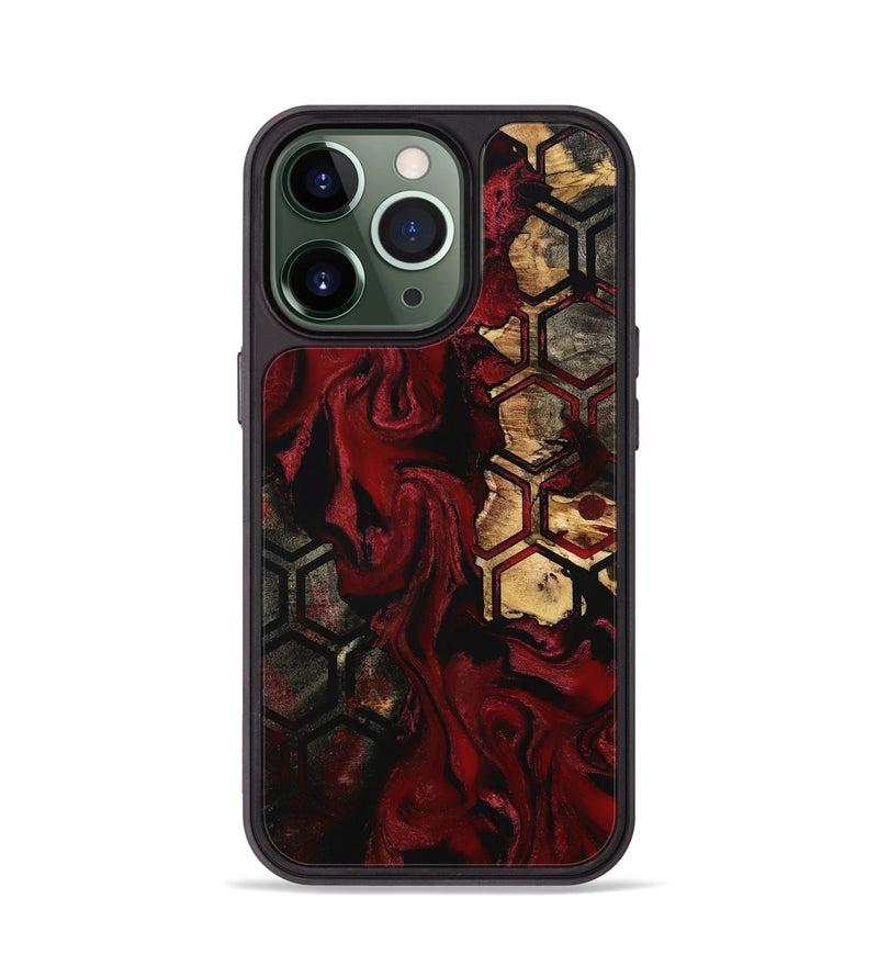 iPhone 13 Pro Wood Phone Case - Brenden (Pattern, 801329)