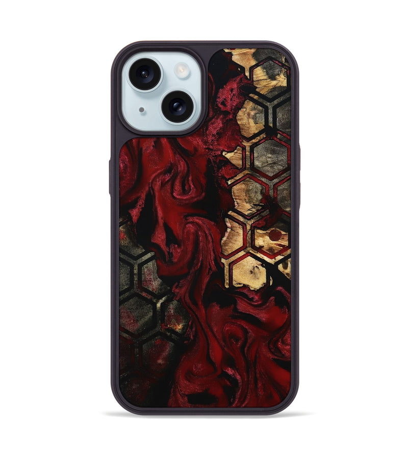 iPhone 15 Wood Phone Case - Brenden (Pattern, 801329)