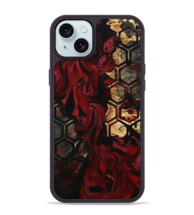 iPhone 15 Plus Wood Phone Case - Brenden (Pattern, 801329)