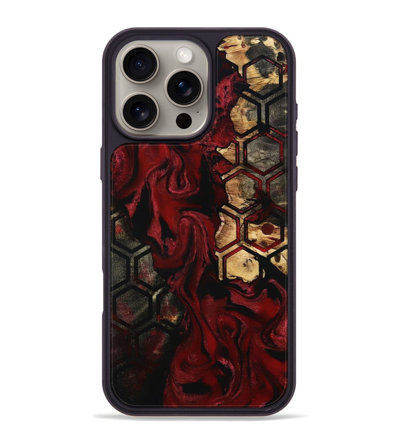 iPhone 16 Pro Max Wood Phone Case - Brenden (Pattern, 801329)