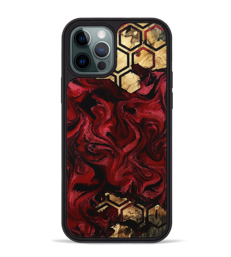 iPhone 12 Pro Max Wood Phone Case - Kenji (Pattern, 801331)