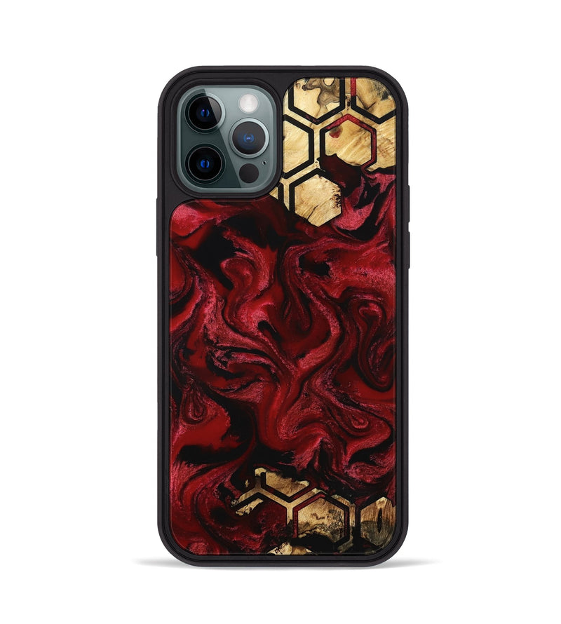 iPhone 12 Pro Wood Phone Case - Kenji (Pattern, 801331)