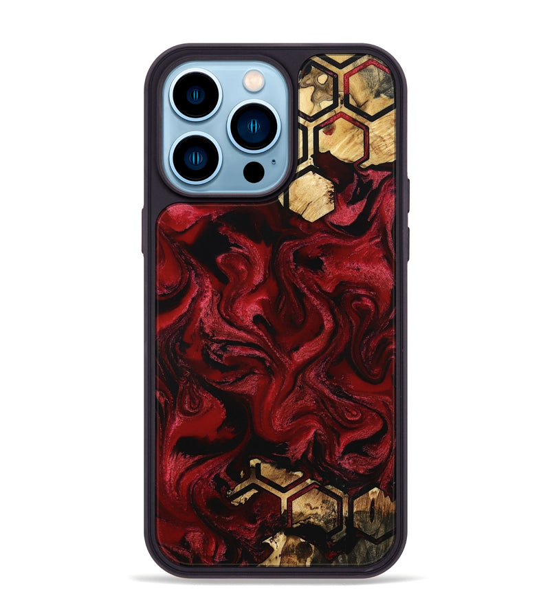 iPhone 14 Pro Max Wood Phone Case - Kenji (Pattern, 801331)