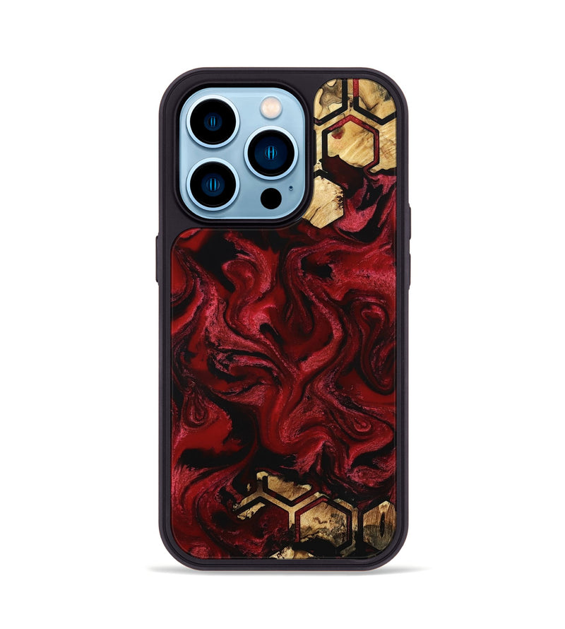 iPhone 14 Pro Wood Phone Case - Kenji (Pattern, 801331)