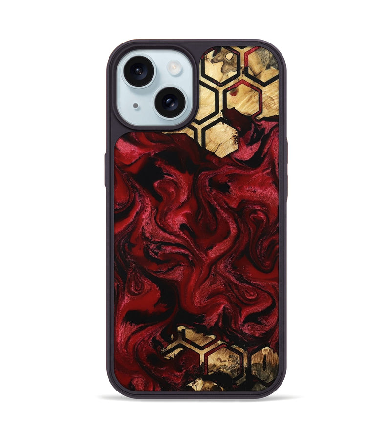 iPhone 15 Wood Phone Case - Kenji (Pattern, 801331)