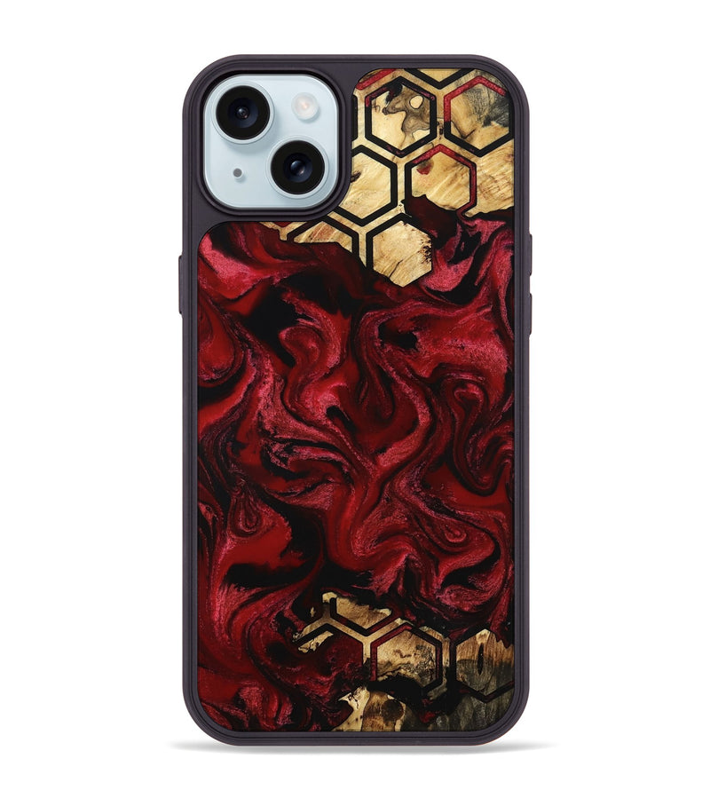 iPhone 15 Plus Wood Phone Case - Kenji (Pattern, 801331)