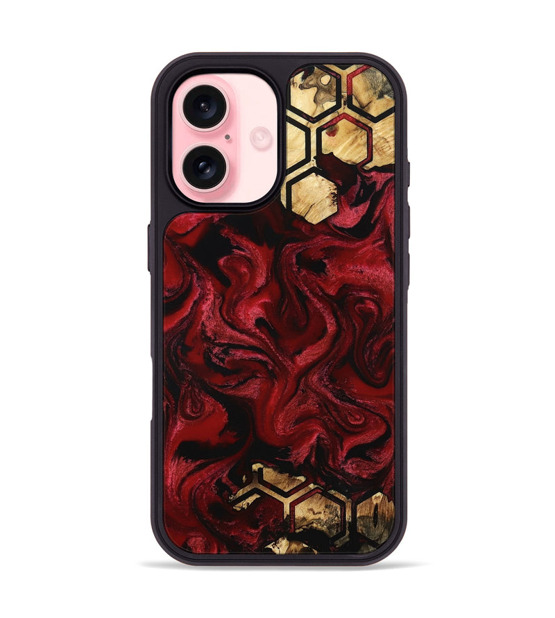 iPhone 16 Wood Phone Case - Kenji (Pattern, 801331)