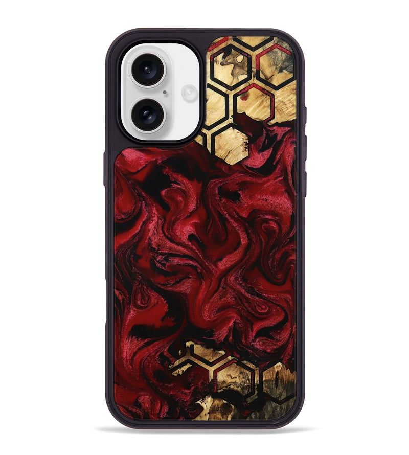 iPhone 16 Plus Wood Phone Case - Kenji (Pattern, 801331)