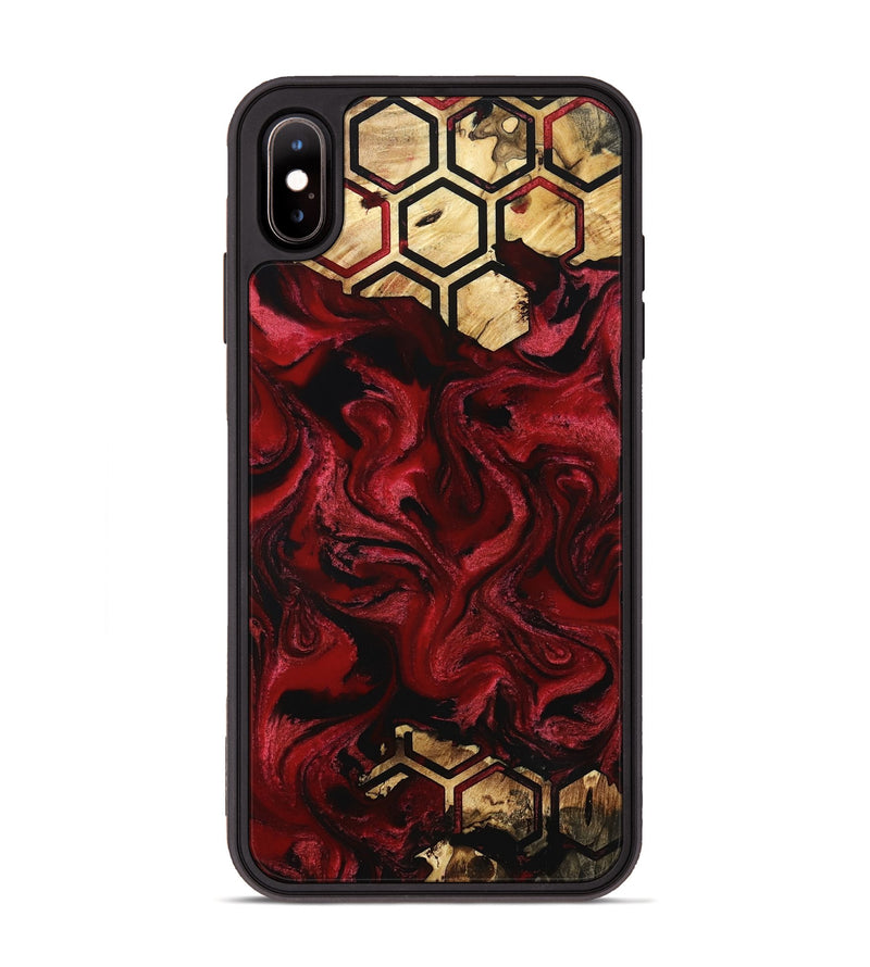 iPhone Xs Max Wood Phone Case - Kenji (Pattern, 801331)