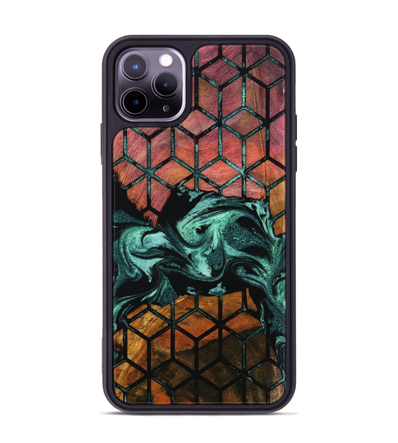 iPhone 11 Pro Max Wood Phone Case - Demario (Pattern, 801332)