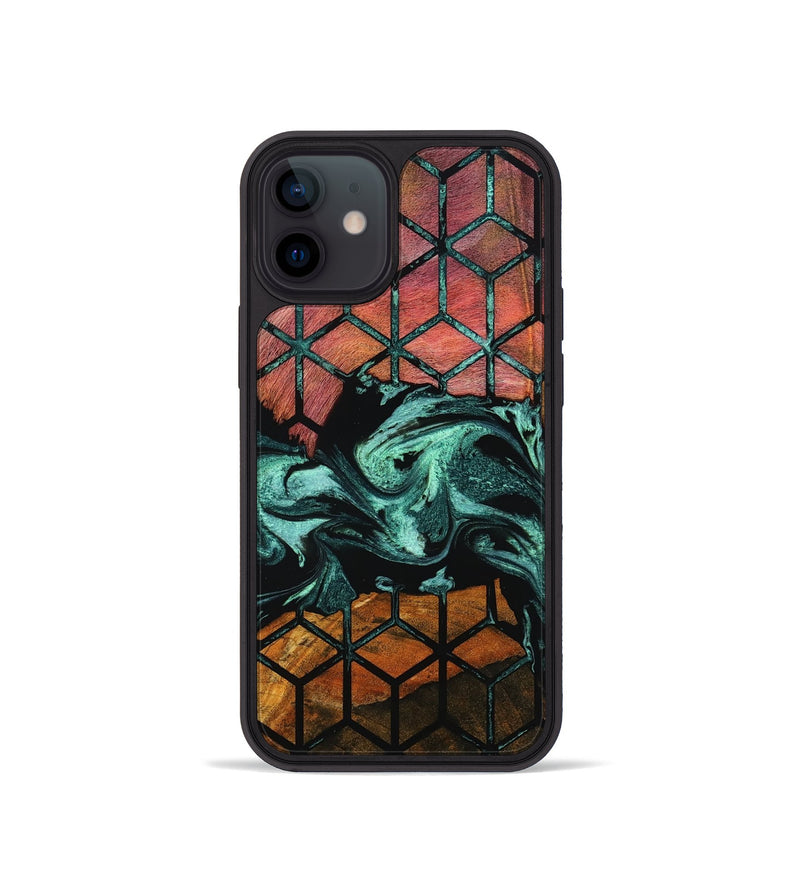 iPhone 12 mini Wood Phone Case - Demario (Pattern, 801332)